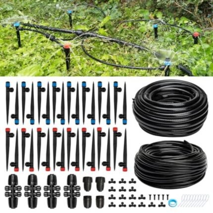 Lexaza Micro Drip Irrigation Kit (Expandable Garden Watering System)